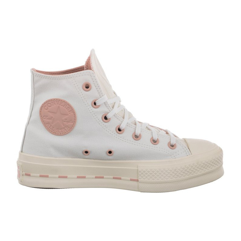 Converse CT All Star Lift Hi White/Egret/Pink Clay 572709C (CO531-a) shoes