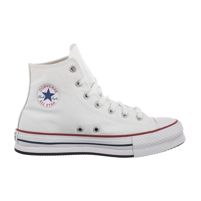 Converse CT All Star Eva Lift Hi White/Garnet/Navy 272856C (CO521-a) shoes