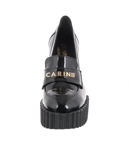 Carinii Czarne Lakierowane B8012-037-000-000-F10 (CI647-a) shoes