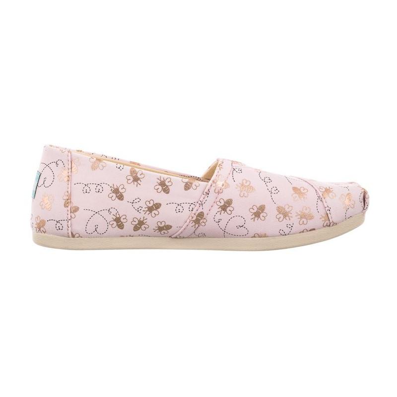 Toms Alpargata Barely Pink Foil Bee Mine Print 10017801 (TS20-a) sneakers