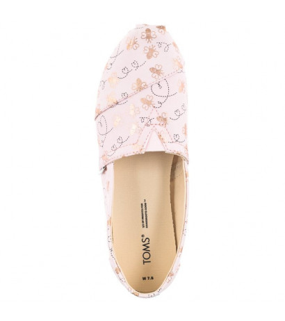 Toms Alpargata Barely Pink Foil Bee Mine Print 10017801 (TS20-a) sneakers