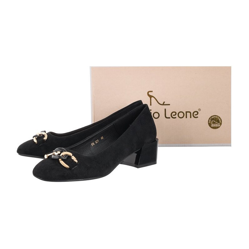 Sergio Leone Czarne PB121 (SL432-a) shoes