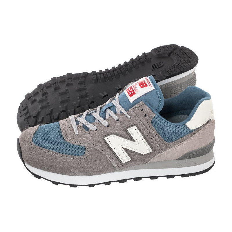 New Balance ML574OW2 Szare/Niebieskie (NB489-c) sports shoes