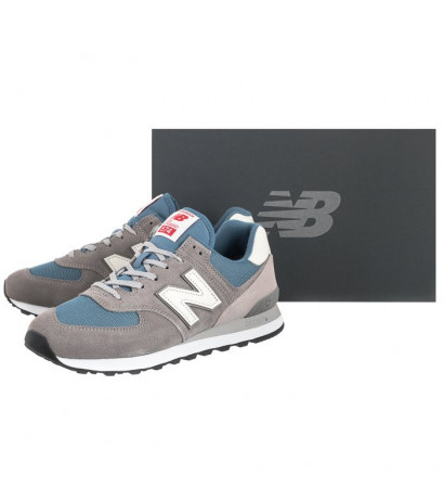 New Balance ML574OW2 Szare/Niebieskie (NB489-c) sports shoes