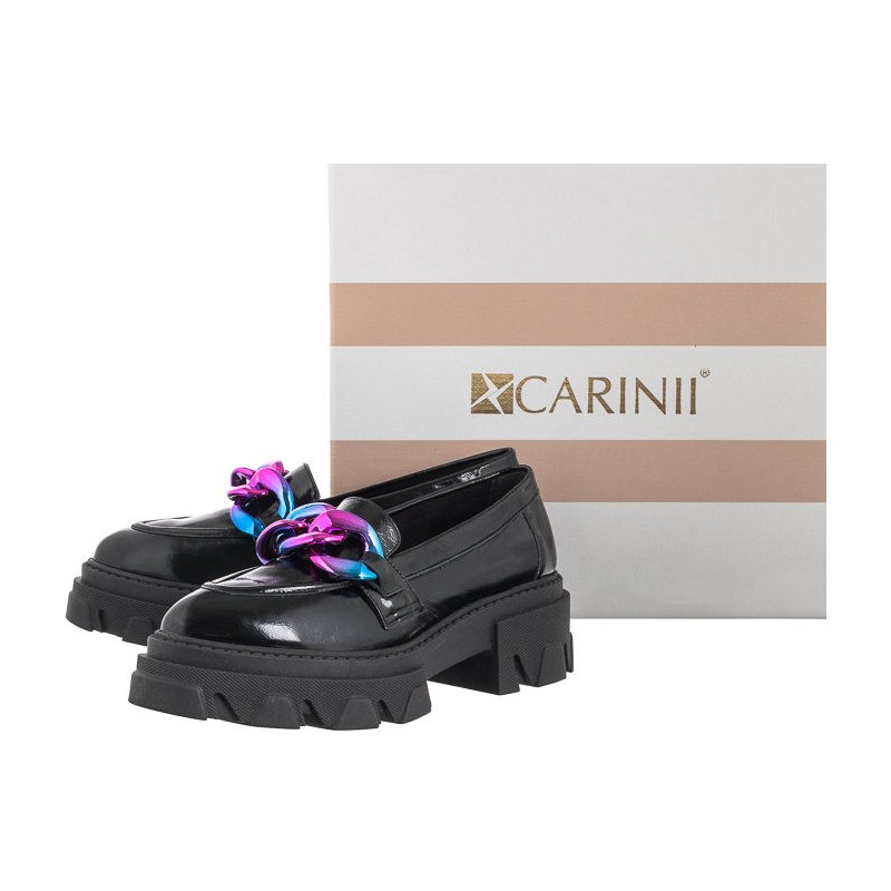 Carinii Czarne B8106/M-070-000-000-F22 (CI648-a) shoes