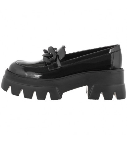 Carinii Czarne Lakierowane B7624-070-000-000-000 (CI644-a) shoes