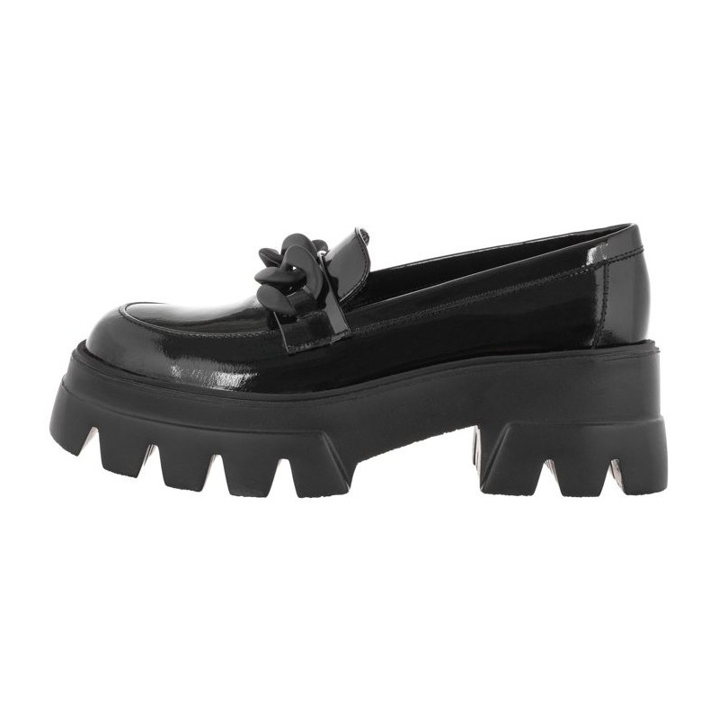 Carinii Czarne Lakierowane B7624-070-000-000-000 (CI644-a) shoes