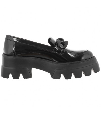 Carinii Czarne Lakierowane B7624-070-000-000-000 (CI644-a) shoes