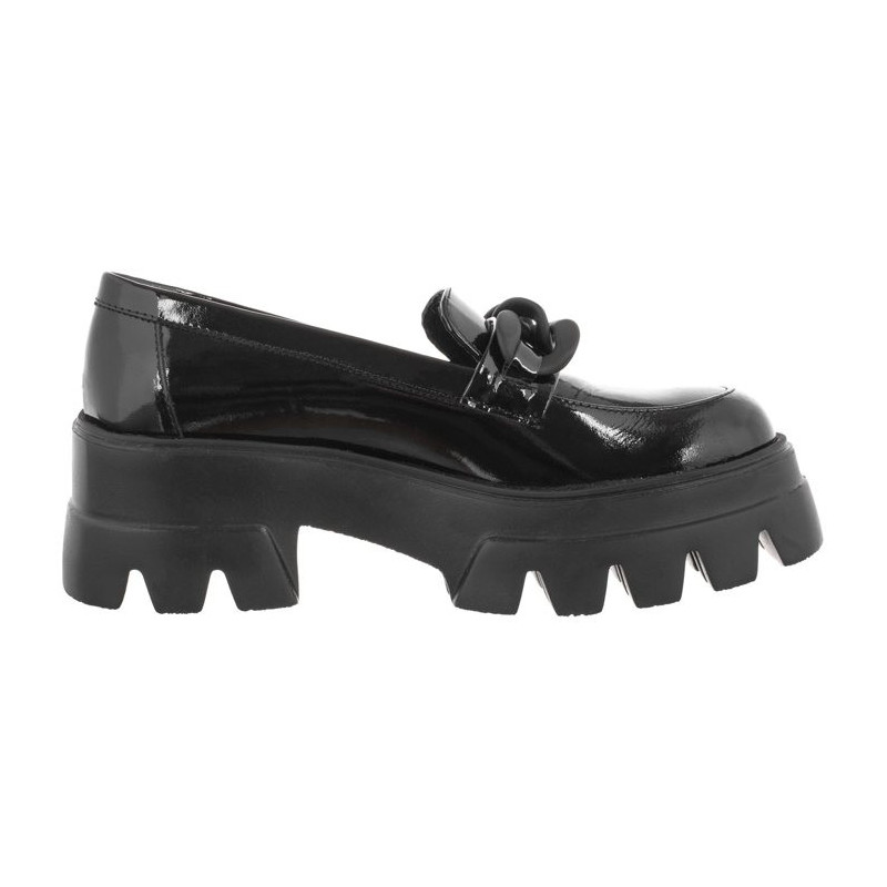 Carinii Czarne Lakierowane B7624-070-000-000-000 (CI644-a) shoes