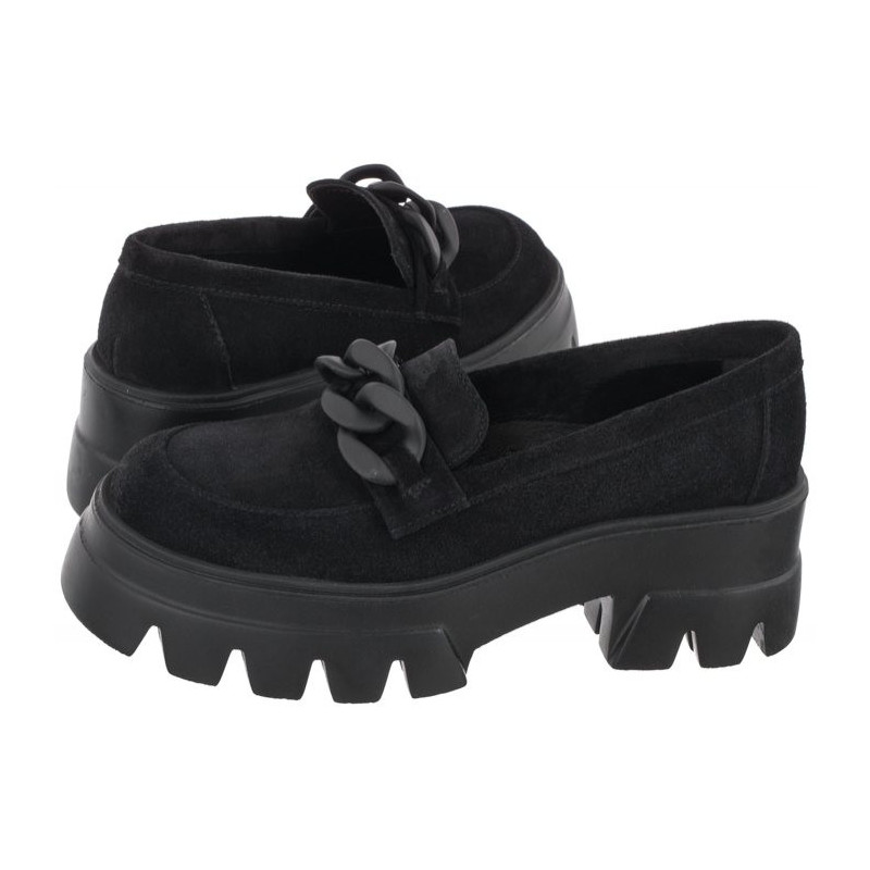 Carinii Czarne B7624-020-000-000-E81 (CI644-b) shoes