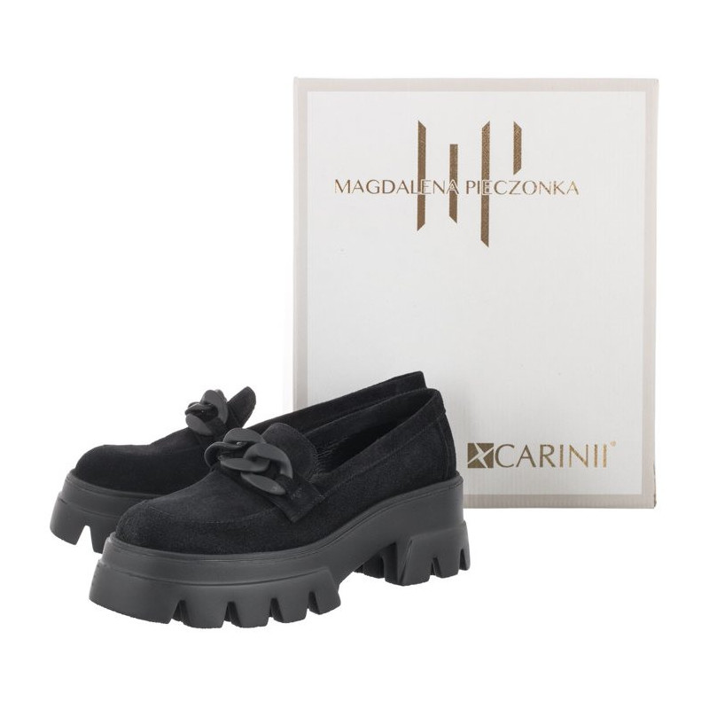 Carinii Czarne B7624-020-000-000-E81 (CI644-b) shoes