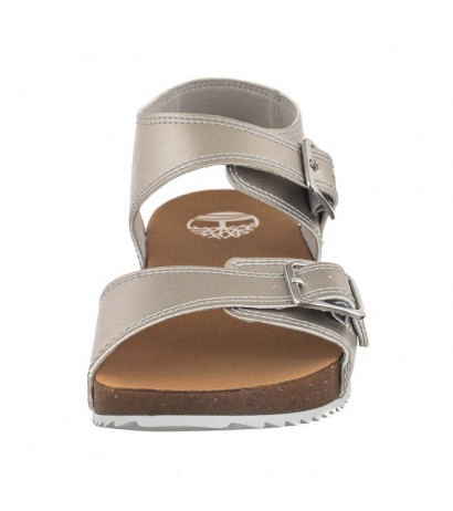 Timberland Castle Island Backstrap Silver Metallic 0A4341 040 (TI97-a) sandals