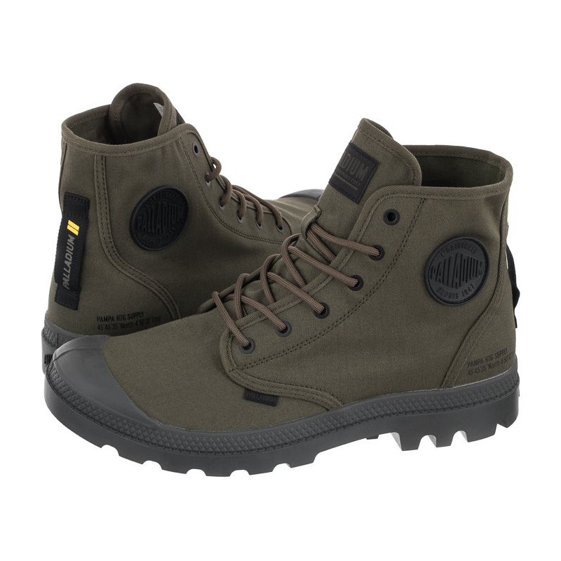 Palladium Pampa Hi Htg Supply Olive Night 77356-325-M (PA99-a) shoes