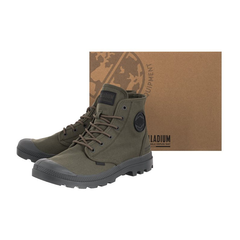 Palladium Pampa Hi Htg Supply Olive Night 77356-325-M (PA99-a) shoes