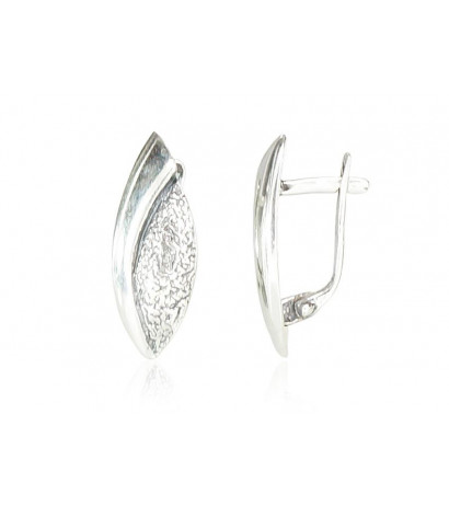 Silver earrings with...