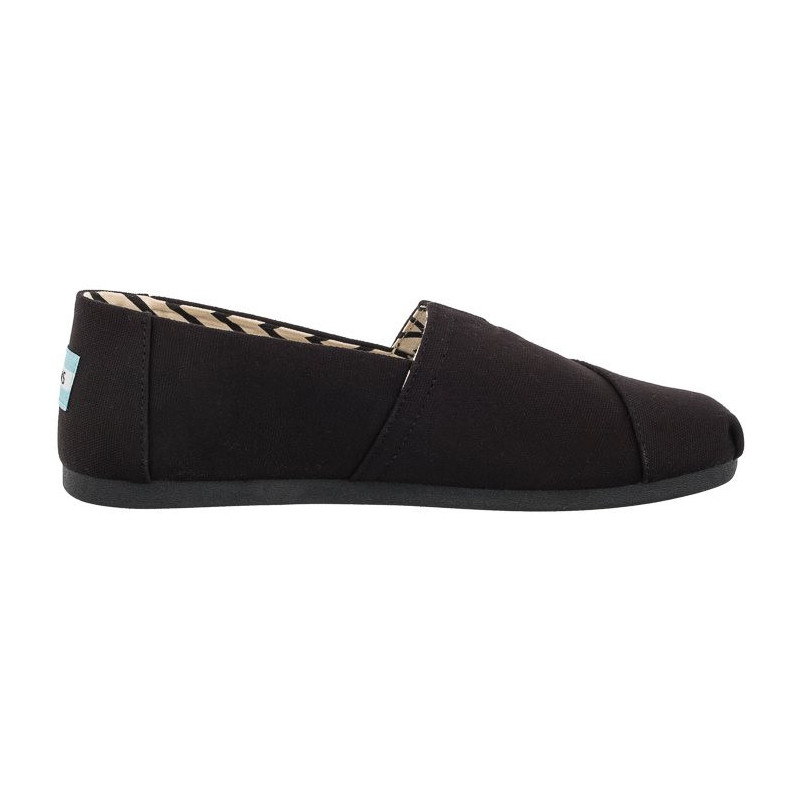 Toms Alpargata Black/Black Recycled Cotton Canvas 10017670 (TS19-b) Sneakers