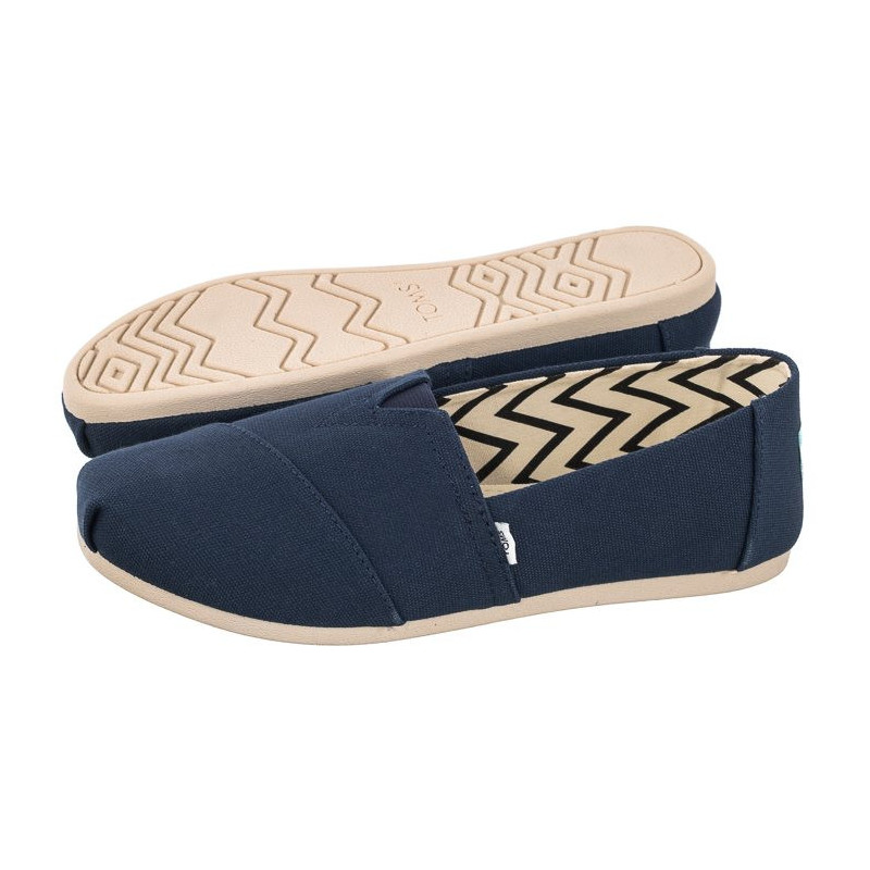 Toms Alpargata Navy Recycled Cotton Canvas 10017712 (TS21-c) sneakers