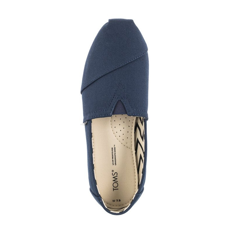 Toms Alpargata Navy Recycled Cotton Canvas 10017712 (TS21-c) sneakers