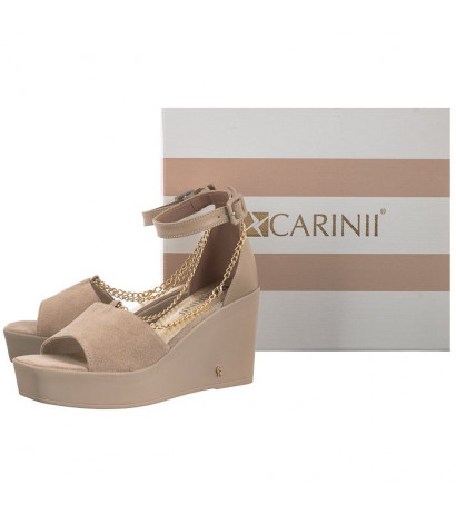 Carinii Beżowe B7882-R88-R46-000-F09 (CI652-a) shoes