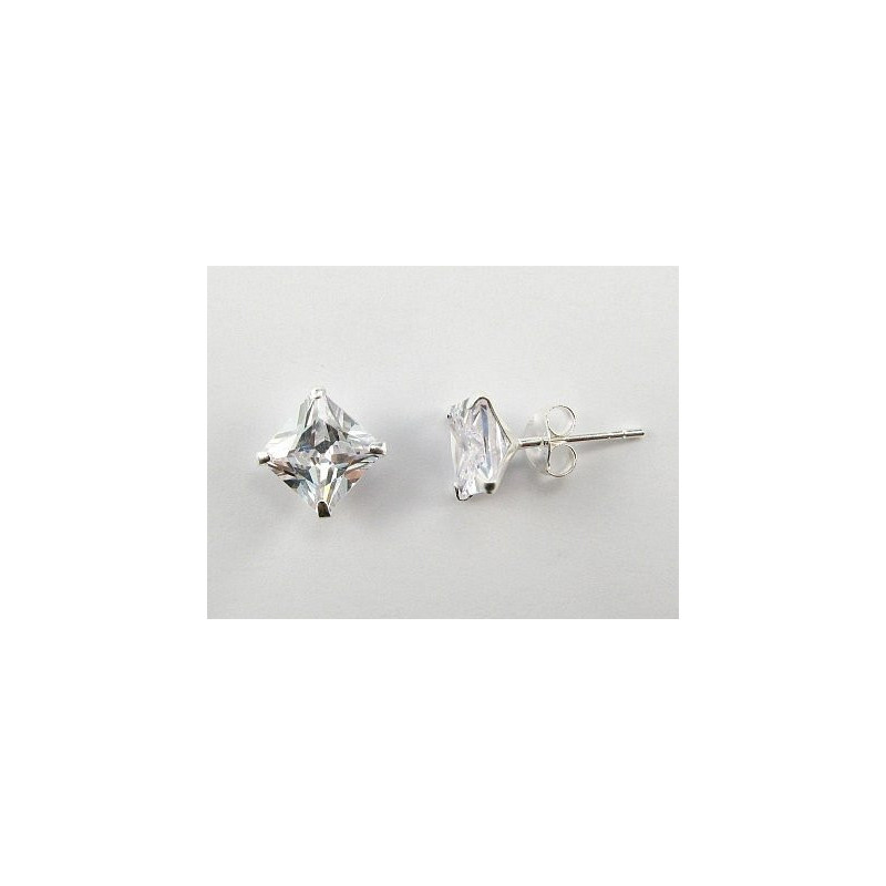 Silver stud earrings 2202630_CZ, Silver 925°, Zirkons