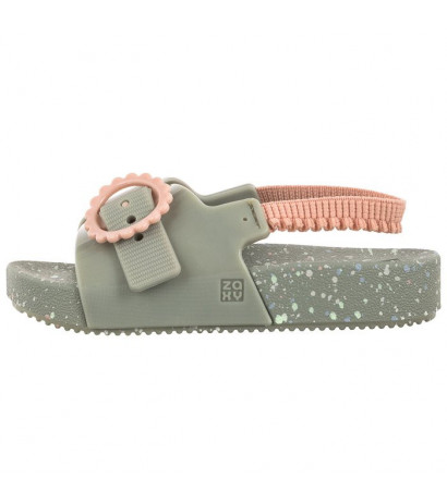 Zaxy Nina Flor Slide Baby 18430/91176 Zielone (ZA138-a) sandals