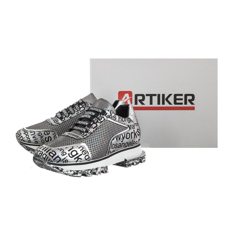 Artiker Biały-Srebrny 46C2478 (AR27-a) sports Shoes