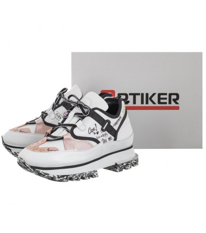 Artiker Biały-Srebrny 50C0554 (AR29-a) sports Shoes