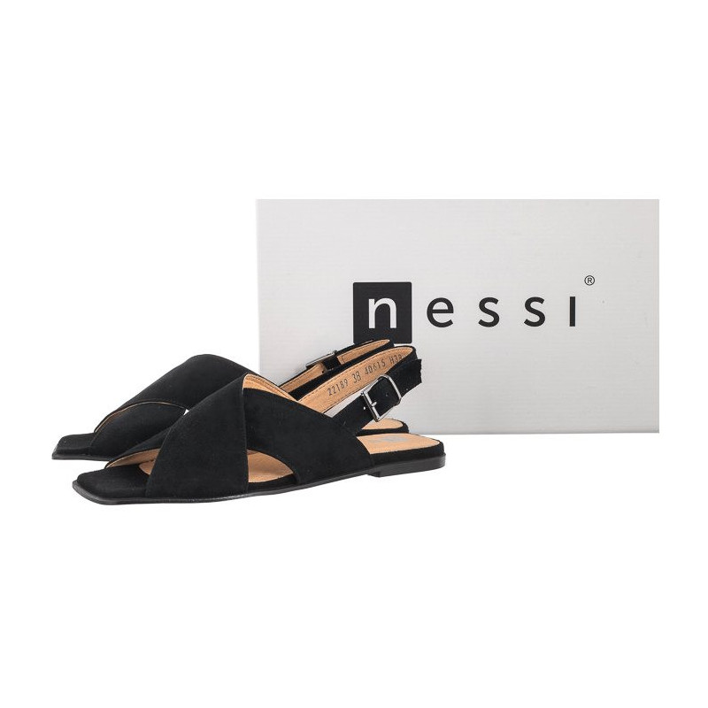 Nessi Czarne 22189 19 (NE288-a) sandals