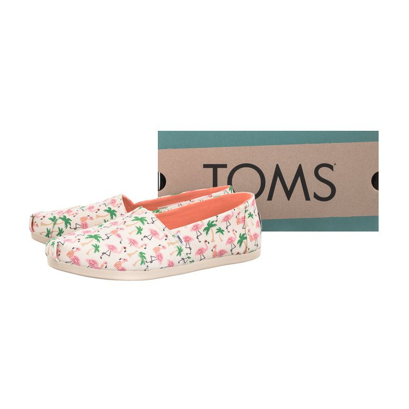 Toms Alpargata Natural Hawaiian Flamingos Print 10017798 (TS27-a) sneakers