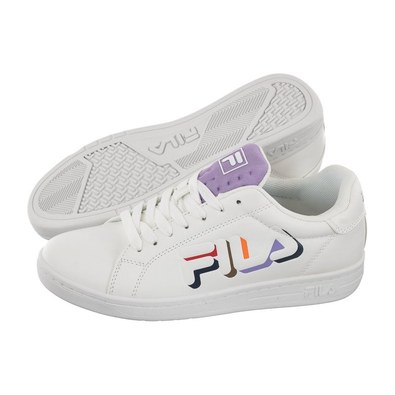 Fila Crosscourt 2 NT Logo Low Wmn White-Purple Rose FFW0021.13065 (FI83-a) sports Shoes