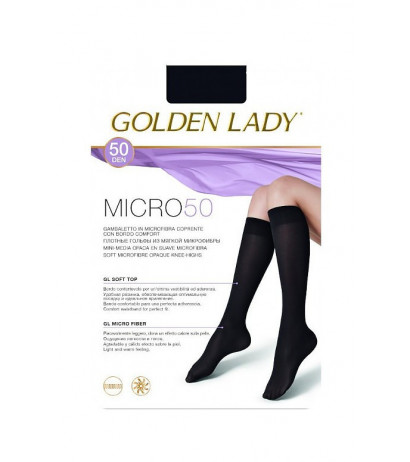 Golden Lady knee-high socks...