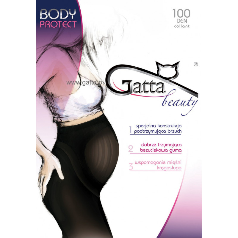 Gatta tights for pregnant women with microfiber