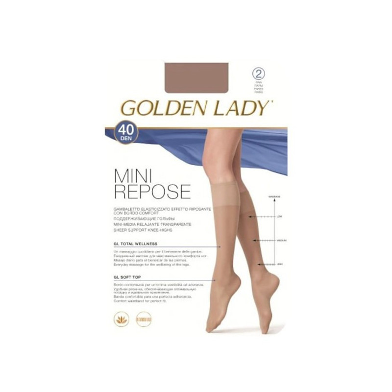 Golden Lady socks to the knees