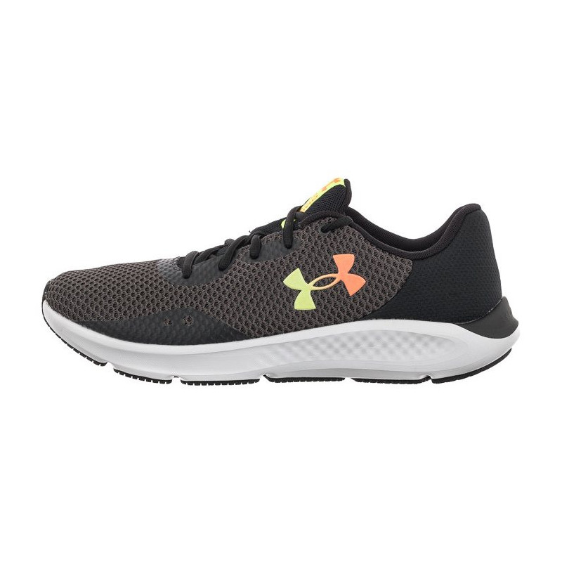 Under Armour Charged Pursuit 3 Gry/Blk 3024878-100 (UN12-a) running Shoes