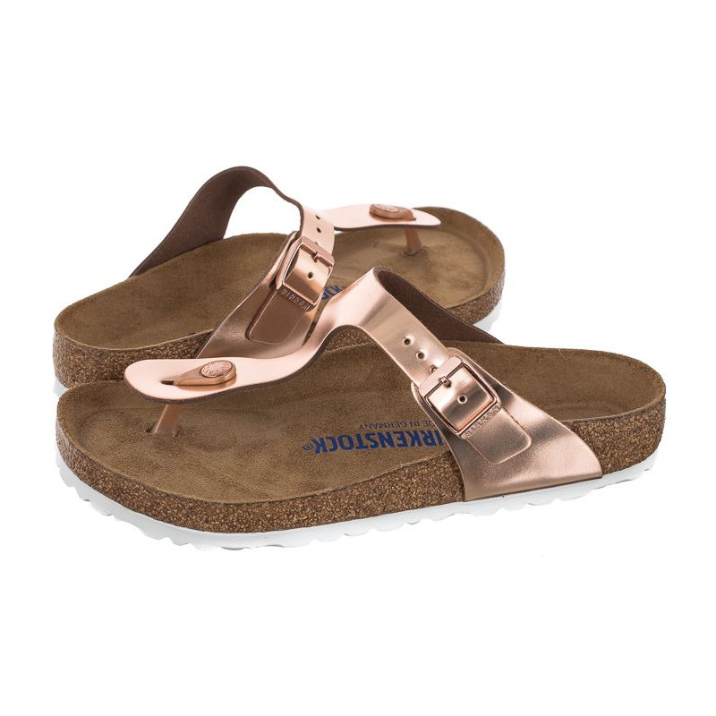 Birkenstock Gizeh BS Metallic Copper 1005048 (BK189-a) flip flops