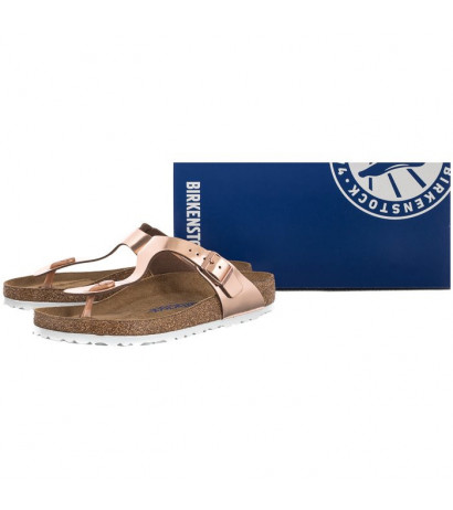 Birkenstock Gizeh BS Metallic Copper 1005048 (BK189-a) flip flops