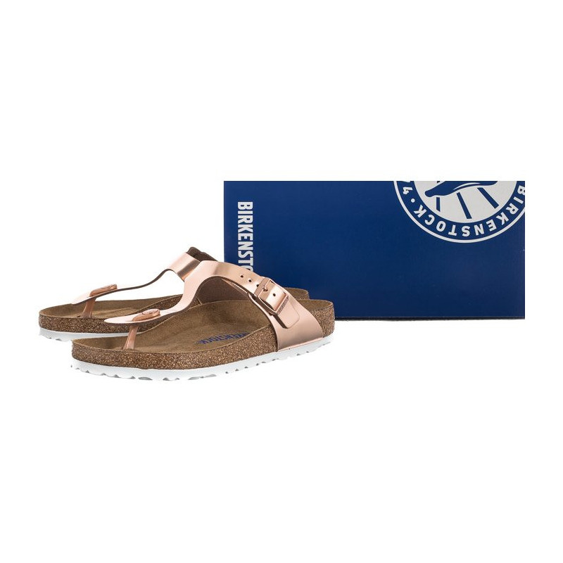 Birkenstock Gizeh BS Metallic Copper 1005048 (BK189-a) flip flops