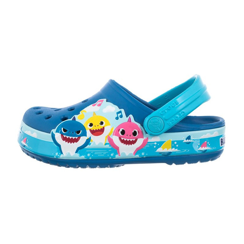 Crocs Fl Baby Shark Band Clog T Bright Cobalt 207066-4JL (CR243-a) slippers