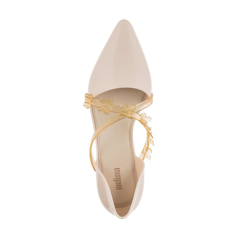 Melissa Pointy Stripe Fly AD 33638/AB974 Beige (ML259-b) sandals