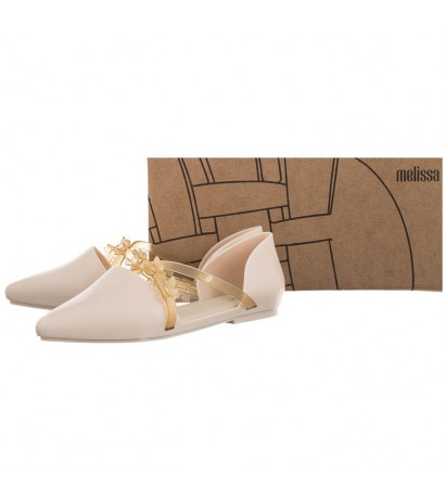 Melissa Pointy Stripe Fly AD 33638/AB974 Beige (ML259-b) sandals