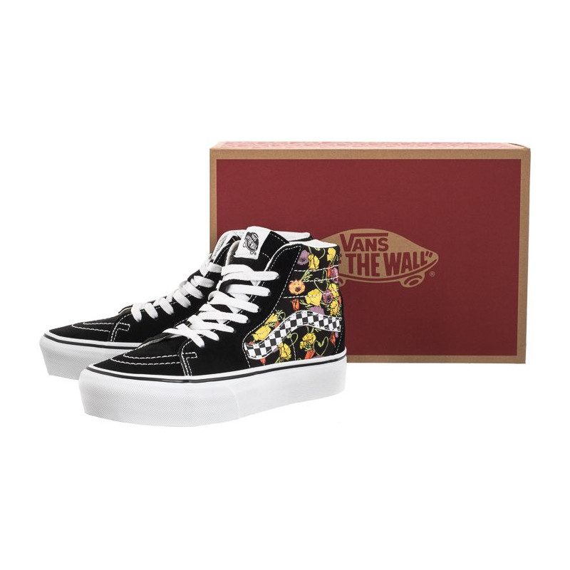 Vans SK8-HI Platform Poppy Checkerboard Black VN0A5KY2BML1 (VA369-a) sports Shoes