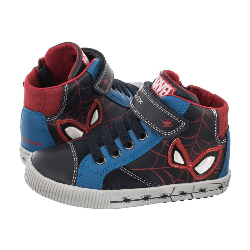 Geox B Kilwi B. Marvel Spiderman Navy/Royal B26A7C 08554 C4226 (GE35-a) sports shoes