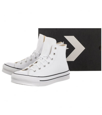 Converse CTAS Eva Lift Hi White/Natural Ivory/Black A02486C (CO573-a) shoes