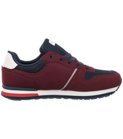 Tommy Hilfiger Low Cut Lace-Up Sneaker Bordeaux/Blue T3B9-32492-1450A240 (TH534-b) sports Shoes