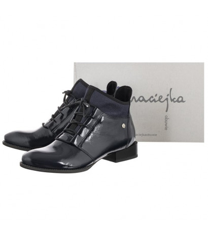 Maciejka Granatowe Lakierowane 04744-47/00-7 (MA649-g) shoes