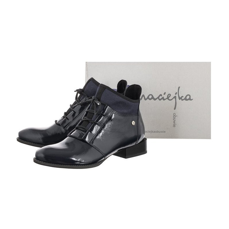 Maciejka Granatowe Lakierowane 04744-47/00-7 (MA649-g) shoes