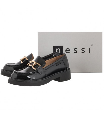 Nessi Czarne Lakierowane 22337 711 (NE293-a) shoes