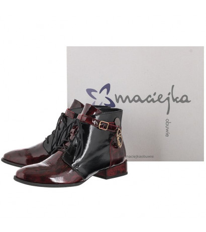 Maciejka Bordowe 5743A-23/00-7 (MA945-a) shoes