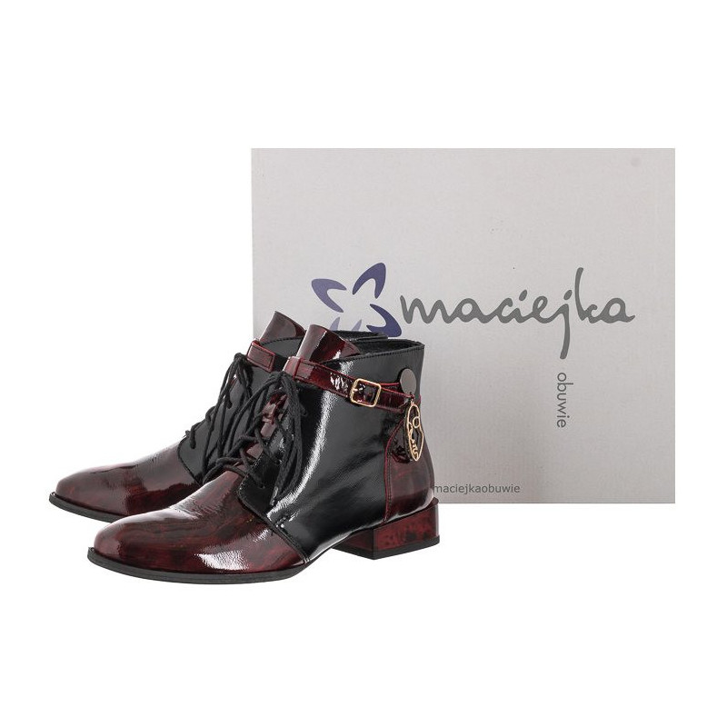 Maciejka Bordowe 5743A-23/00-7 (MA945-a) shoes