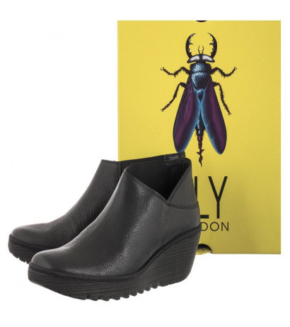 FLY London Yego Mousse Black P501400000 (FL375-a) shoes